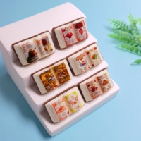 Miniature in Resina a Tema Pasticceria Kawaii, Decorazioni per Scrapbook, Accessori per Artigianato