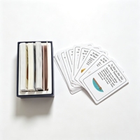 Muestras gratuitas al por mayor de cartas de juego con versículos bíblicos personalizados para cristianos - Tarjetas didácticas familiares con caja de múltiples compartimentos