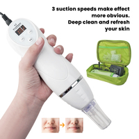 Appareil de microdermabrasion portable à diamant, aspiration et peeling pour le rajeunissement de la peau