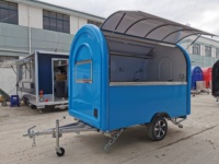 Remorque de restauration rapide de rue mobile camion de nourriture/remorque de nourriture approuvée par ce/magasin de vente de café de vin Van caravane