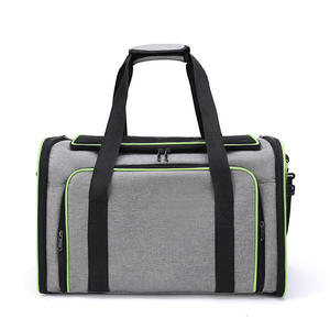 Mochila portátil grande y acogedora, cochecito de tela aprobada por la aerolínea, asiento de coche para gatos, perros, portador de mascotas de viaje, patrón de animales, mascotas seguras - Product Image 5