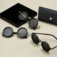 Promotions Chaudes Lunettes de Soleil Innovantes à Filtre ND 9 Vitesses Rotatif Fait Main, Luminosité Réglable avec Ouverture d'Appareil Photo, Lunettes Intelligentes à Gradation