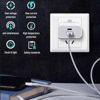 Cargador de Pared Rápido Voltme Mini con Enchufe UK, 18w 20w 25w 30w, 1 Puerto USB Tipo C, USB A, PD, QC 3.0, Gan, para Apple iPhone 12 13 14 15 16 17