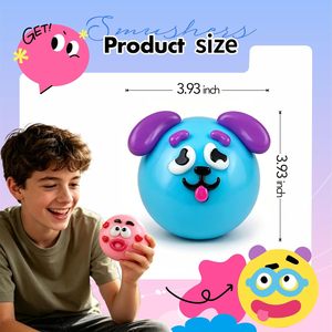 Juguete Blandito de TPR de Expresiones Faciales de Perro, de Subida Lenta, con Expresiones Lindas y Divertidas, para Mayores de 14 Años, Unisex - Product Image 6