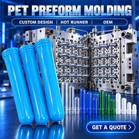 Moule de préforme PET à canaux chauds haute vitesse pour préformes de bouteilles d'eau PET, outillage de composants d'emballage, moule d'injection plastique personnalisé