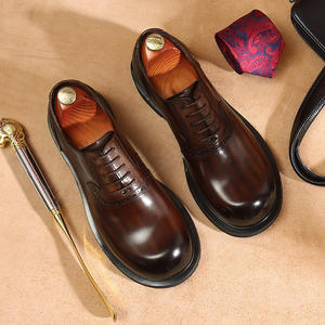 Zapatos de Hombre Retro Casuales de Cuero Genuino al por Mayor, Transpirables, Ligeros, de Piel de Vacuno, con Diseño de Ladrillo Tallado, Estilo Vintage - Product Image 5