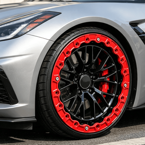 Jantes Bku forgées Beadlock pour Chevrolet Corvette ZR1 Z06 C6 C7 C8, personnalisées, 17, 18, 19 pouces, 5x120.65, jantes de course sur circuit - Product Image 2