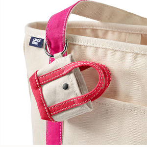 Bolso mini tote de lona con bloques de color, bolso para auriculares, bolso para pintalabios - Product Image 2