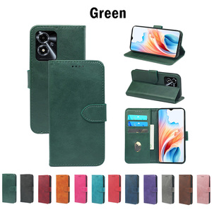 เคสโทรศัพท์มือถือแบบกระเป๋าสตางค์สีเขียว5G ปรับแต่งได้เคส2025แบรนด์สำหรับ Oppo - Product Image 2