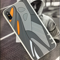 Funda de silicona para teléfono móvil, carcasa bonita de diseñador de lujo, de marca de moda urbana, 3d, para zapatillas de deporte, para Iphone 12, 13 Pro Max