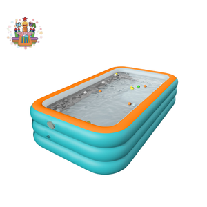 <span class=keywords><strong>Piscina</strong></span> Gonfiabile con Fondo Piatto in PVC Arancione e Verde di Alta Qualità e Durevole per Bambini e Adulti - Vendita all'Ingrosso - Product Image 2