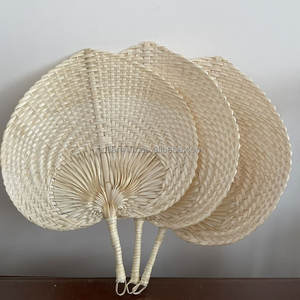 Décorations murales de style bohème, éventail en bambou tissé à la main |   Ornement suspendu double usage durable et ventilateur pratique - Product Image 4