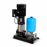 Pompa Sentrifugal Inline Multistage Vertikal GAOXIN SS304 High Head 200m untuk Pasokan Air Komersial, Pompa Booster CDLF OEM Elektrik 1