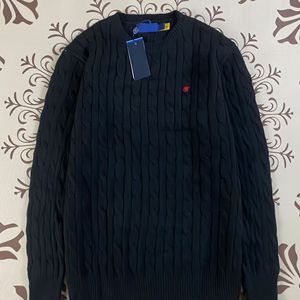Maglione Invernale Caldo in Lana per <span class=keywords><strong>Uomo</strong></span> e Donna, Pullover con Logo Ricamato sul Davanti, Collo Tondo, Camicia Lavorata a Maglia - Product Image 2