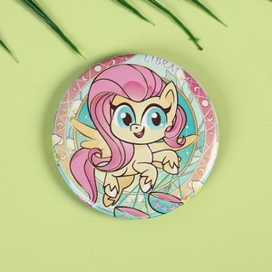 Venta caliente personalizado My Little <span class=keywords><strong>Pon</strong></span>. Y Rainbow Dash Cute Fan Merchandise Buzzy <span class=keywords><strong>Pin</strong></span> de esmalte de metal con insignia de acabado láser - Product Image 1