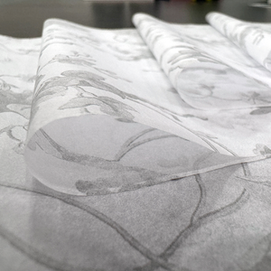 Usine directe taille personnalisée papier fantaisie enduit d'art kraft blanc matériau d'emballage en tissu certifié environnemental - Product Image 2