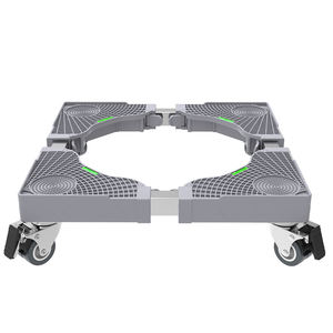 Support de <span class=keywords><strong>machine</strong></span> <span class=keywords><strong>à</strong></span> <span class=keywords><strong>laver</strong></span> réglable en plastique avec base mobile <span class=keywords><strong>à</strong></span> roulettes universelle, adapté aux machines <span class=keywords><strong>à</strong></span> <span class=keywords><strong>laver</strong></span> et aux sèche-linges de salle de bain - Product Image 5