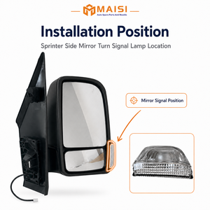 Vente en gros de lampes indicatrices latérales ambrées 12V 16W OE 9109064600 9109064700 MAISI <span class=keywords><strong>Mercedes</strong></span> Sprinter, clignotants de rétroviseur - Product Image 3