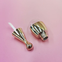 Tube vide transparent en plastique en forme de poisson de 6 ml pour gloss à lèvres, emballage cosmétique OEM au design populaire