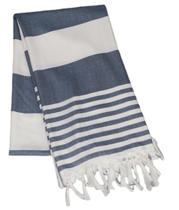 QK التركية مخطط شرابة منشفة الشاطئ القطن قماش الحمام مع نمط الكرتون للسفر صالة ألعاب التخييم الحمام جودة التركية - Product Image 4