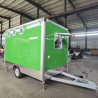 Personnalisable Café Cuisine Restaurant Hotdog Chariot Bbq Remorque Vintage Food Truck Équipement de cuisine Snack Cart Food Trailer
