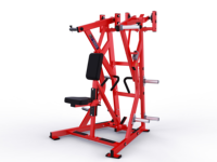 Máquina de Gimnasio Comercial Iso Lateral Low Row BH1009 para Ejercicios de Espalda con Carga de Discos y Asiento Ajustable