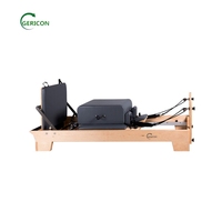 Reformer de Pilates de Madera Ajustable, Portátil y Duradero, Ecológico, Equipo de Fitness/Yoga para Estudio, Beneficios para la Salud, Personalizable
