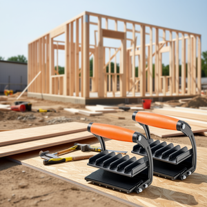 Attrezzo per il trasporto di cartongesso, portapannelli in compensato da 200 libbre per materiali di spessore da 0,1 pollici, attrezzatura per la movimentazione di materiali. - Product Image 2