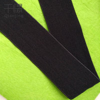 Bande élastique réglable en nylon noir souple pour la fabrication de perruques, fournie par le fabricant EW003