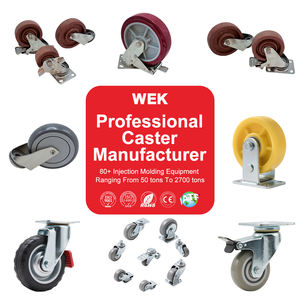 WEK Caster 5 inci Stainless Steel, troli restorasi furnitur & Dollies bergerak antik - Product Image 1
