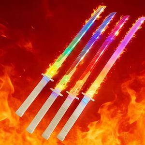 Nuevo Juguete Infantil de Moda: Cuchillo Mágico con Sensor de Gravedad, Efecto Sonoro, Mango Blanco y Luces de Siete Colores - Product Image 3