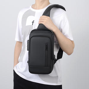 Nuova borsa da <span class=keywords><strong>uomo</strong></span> impermeabile da moto borsa a tracolla sportiva a tracolla antifurto con Logo personalizzato stampa a tracolla - Product Image 4