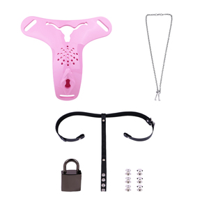 FRRK Ceinture de chasteté Sissy, Culotte de chasteté, Harnais anti-chute pour chasteté extrême, Verrouillage du pénis, Jouet de féminisation - Product Image 6