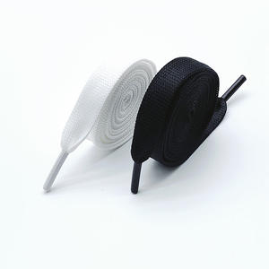 Commercio all'ingrosso INS Mcqueenes stesso stile 1.2cm di larghezza nero bianco lacci per scarpe piatti lacci per scarpe in tela bianca Running Sneaker lacci per scarpe - Product Image 2