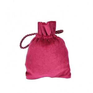 Pochettes à bijoux en velours gris 10x15cm (4x6 pouces) avec cordon de serrage, petits sacs cadeaux en velours pour bagues, bracelets, boucles d'oreilles, cosmétiques - Product Image 2