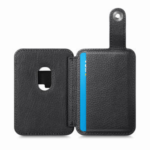 Tarjetero con Adhesivo 3M, Multifuncional, Diseño Personalizado, Patrón Tejido, Cartera de Cuero PU, Universal - Product Image 4