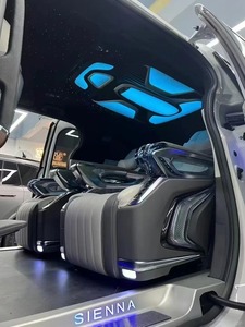 Fauteuil de massage électrique de luxe en cuir, fonctions de siège d'aviation modifiées pour Mercedes Vito <span class=keywords><strong>V</strong></span>-class W447 Toyota Hiace - Product Image 3