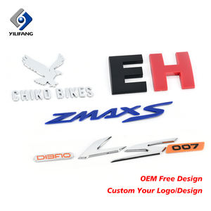 OEM profesional ABS emblema fabricante personalizado su diseño electrochapado cromo 3D Logo coche insignia emblemas - Product Image 3