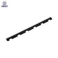 Tira de cepillo de filamento de nailon ignífugo para puertas cortafuegos, tira de sellado contra humo y intemperie con grado UL94-V0
