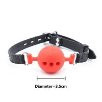 Jouet sexuel en silicone souple, bâillon bouche ouverte BDSM pour couple