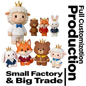 MEIYAN Giocattolo Personalizzato in PVC, Action Figure Professionale di Volpe, Statuetta Animale 3D, Giocattolo Carino per Decorazione Scrivania - Product Image 4