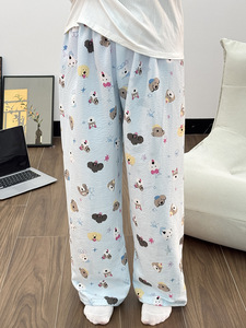 Nuevos Pantalones de Pijama de Pony de Dibujos Animados Coloridos y Lindos, Pantalones Largos Sueltos de Verano con Diseño de Conejo y Gatito para Fiesta, Pijamas para Mujer, Ropa de Fiesta para Proveedores - Product Image 5