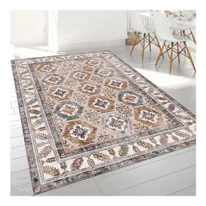 Tapis imprimé en chenille de qualité supérieure pour supermarché marché américain tapis 3d de vente chaude pour chambre à coucher Texture tapis imprimé en chenille