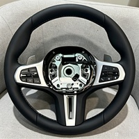 Volant en fibre de carbone adapté aux séries 1 2 3 4 5 6 7 G20 G26 G30 G01 G02 G80 G82 G87 F90 F95 F96 M3 M4 Pièces automobiles