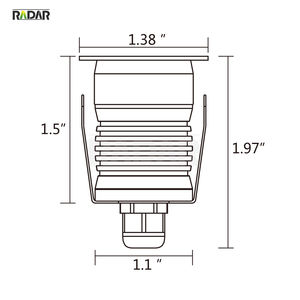 Ampoules de paysage basse tension Mini Ip67 <span class=keywords><strong>Led</strong></span> 12V 1W <span class=keywords><strong>Spot</strong></span> encastré au sol - Product Image 6