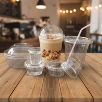 Gobelets jetables personnalisés KAIDA en PET de 16 oz avec logo pour fêtes, mariages, bubble tea et glaces - Design moderne fabriqué au Zhejiang