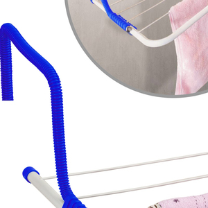 Stendibiancheria Pieghevole Multifunzionale 3M in Ferro per Balcone, <span class=keywords><strong>Bagno</strong></span>, Davanzale, Supporto per Asciugatura Asciugamani - Product Image 4