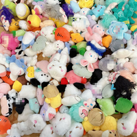 Pendentifs de sac porte-clés en peluche aléatoires de 10-15 cm, de bonne qualité, pour décoration de mariage, jouets animaux de dessin animé en tissu de coton