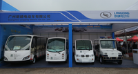 Mini bus électrique certifié CE pour golf et club de golf, siège arrière 11 places