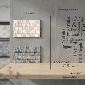 Easy Installation Outdoor Wooden 300x450mm Natural Stone 30x45cm Home Decoration Exterior Wall Ceramic Tiles for Hotel Elevation - Product Image 6